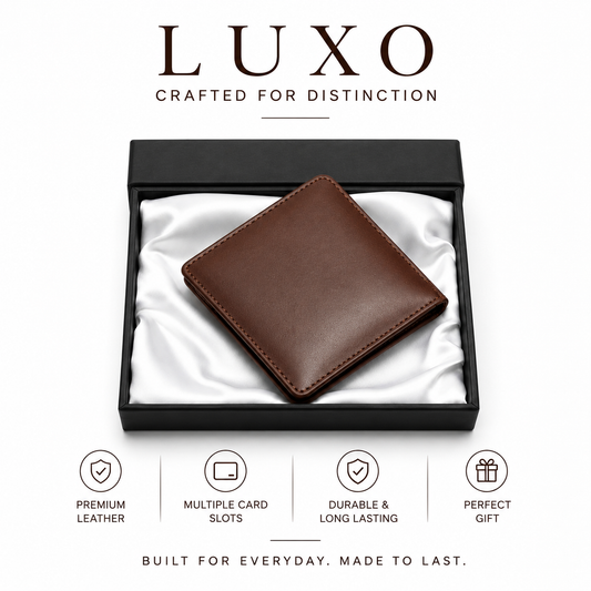 LX-103 Premium Leather ID And Card Holder With Customize Name And Number